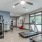 a room with exercise equipment