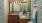 a bathroom with a large mirror